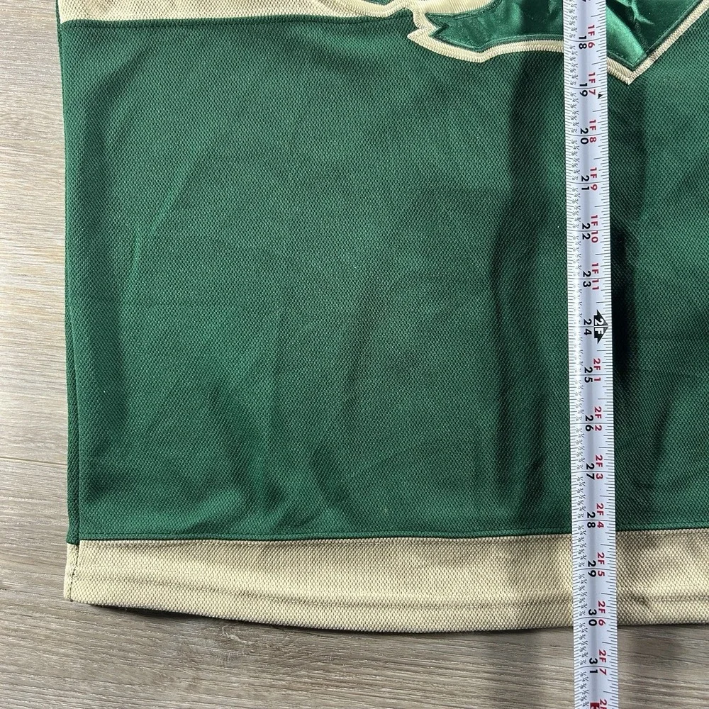 Jason Zucker Minnesota Wild Adidas Hockey Jersey‎ 52 Authentic Fight Strap
